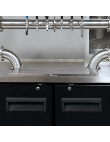 Bandeja de Goteo Kegco SESM-249D 61x23 cm Acero Inoxidable