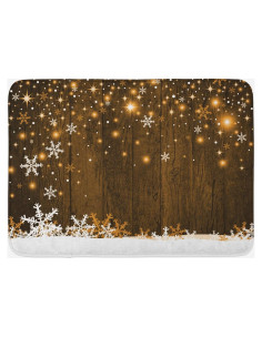Alfombra de Baño Ambesonne Navidad 76.5x50.8 cm Antideslizante
