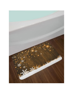 Alfombra de Baño Ambesonne Navidad 76.5x50.8 cm Antideslizante 2