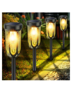 Luces Solares de Camino Barleit WSL-4P 4 Paquete IP65