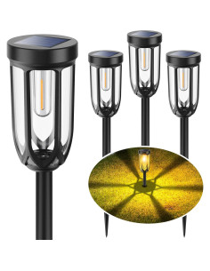 Luces Solares de Camino Barleit WSL-4P 4 Paquete IP65 2