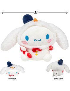 Cinnamoroll Muñeco de Nieve 20 cm Peluche Navidad Sanrio 2