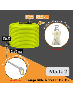 Manguera de Lavadora a Presión M MINGLE 15.24 m 3600 PSI 2