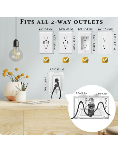 Caja de Seguridad para Enchufes Eléctricos - Protección Infantil