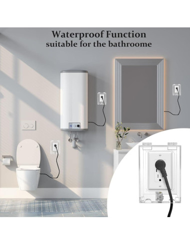 Caja de Seguridad para Enchufes Eléctricos - Protección Infantil