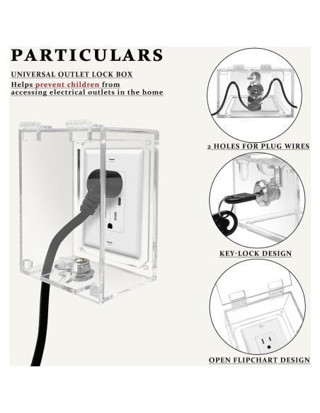 Caja de Seguridad para Enchufes Eléctricos - Protección Infantil