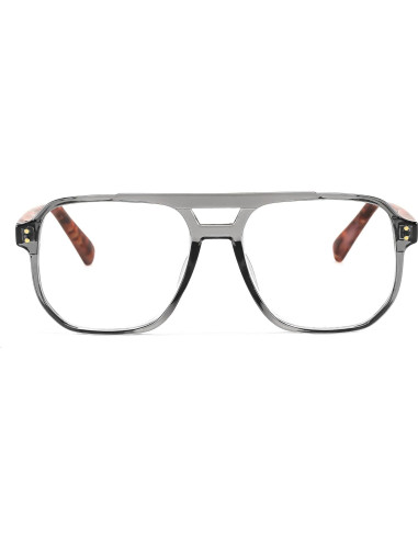 Gafas de Lectura FEISEDY Aviador Retro 2.0x Filtro Luz Azul