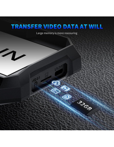 Cámara Borescopio Articulada PUSILIN 1080P 3.2FT con Luz LED