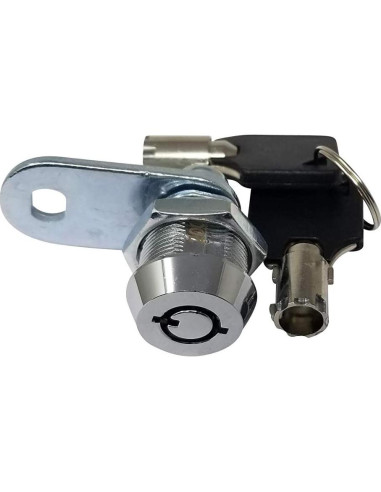 Cerradura Cam Tubular Admiral Locks 5/8" (16 mm) Cromo - Paquete de 5