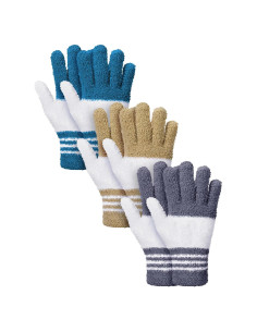 Guantes de Microfibra Patelai 3 Pares Medianos para Limpieza