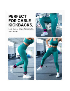 Correa de Tobillo DMoose para Máquina de Cable - Acolchado 8mm 2