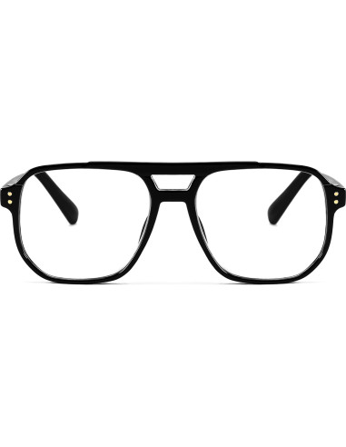 Gafas de Lectura FEISEDY Aviador Retro Filtro Luz Azul 2.5x