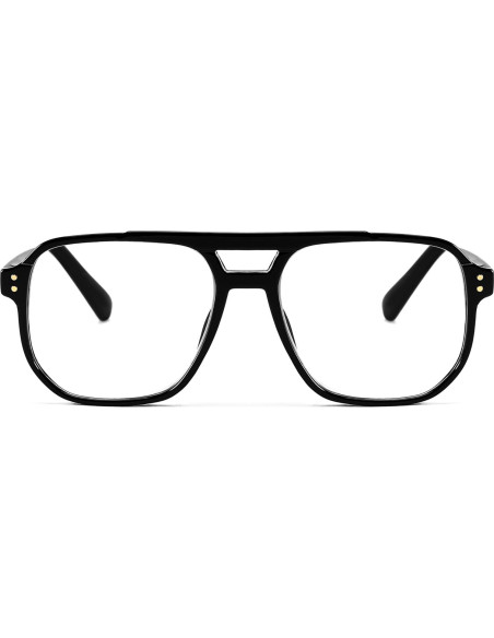 Gafas de Lectura FEISEDY Aviador Retro Filtro Luz Azul 2.5x