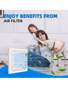 Filtros de Aire Plisados Chenzhit 10x10x1 MERV 13 4-Pack 2