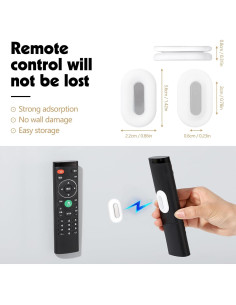Soporte Magnético para Control Remoto Thboxes Montaje en Pared 2