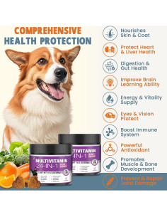 Multivitamínicos Masticables para Perros TTLXBL 300 Ct Pollo 2