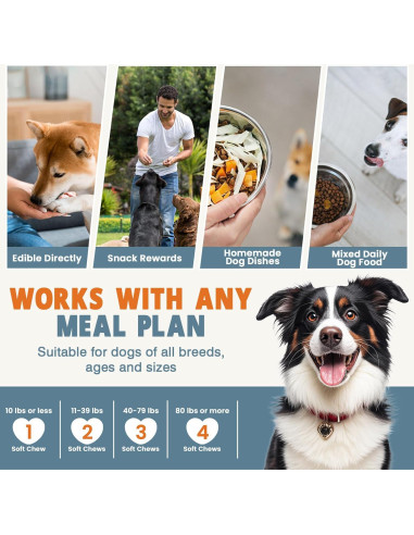 Multivitamínicos Masticables para Perros TTLXBL 300 Ct Pollo