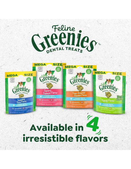 Premios Dentales Feline Greenies Pollo 0.59 kg para Gatos