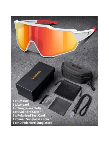 Gafas de sol polarizadas Rosemal 7259 UV400 para deportes