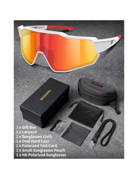 Gafas de sol polarizadas Rosemal 7259 UV400 para deportes