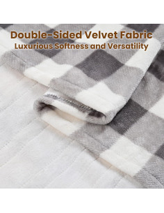 Manta Eléctrica Bearhug Queen 84x90 Terciopelo 10 Niveles 2