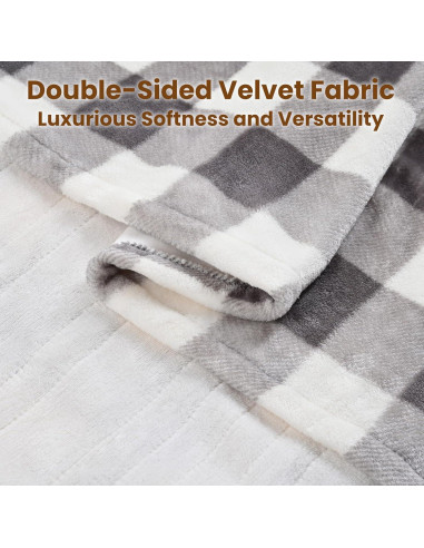 Manta Eléctrica Bearhug Queen 84x90 Terciopelo 10 Niveles