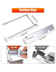 Kit de Piezas de Parrilla Uniflasy 7635 y 69785 Acero Inoxidable 2