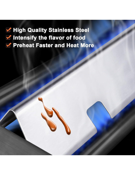 Kit de Piezas de Parrilla Uniflasy 7635 y 69785 Acero Inoxidable