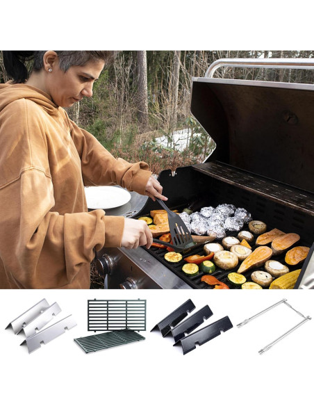 Kit de Piezas de Parrilla Uniflasy 7635 y 69785 Acero Inoxidable