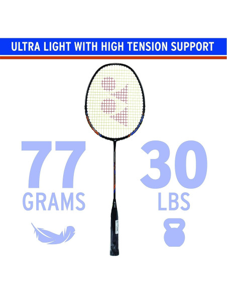 Raqueta de Bádminton YONEX Nanoray 10F 77g Pre-ensamblada