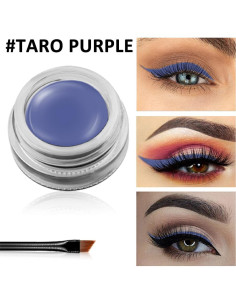 Delineador de Gel Morado Erinde 11g Impermeable y Larga Duración 2