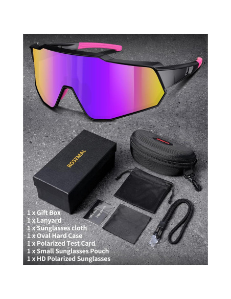 Gafas de sol deportivas Rosemal 7259 polarizadas UV400