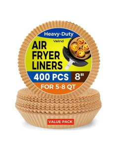 400 Forros de Papel Desechables Vailnd 20.3 cm Redondos