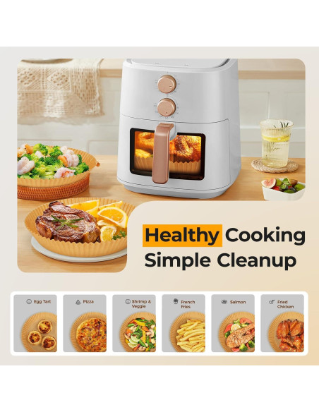 400 Forros de Papel Desechables Vailnd 20.3 cm Redondos