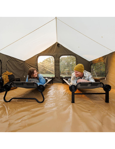 Banco Convertible Disc-O-Bed Extra Grande para 2 Personas Beige