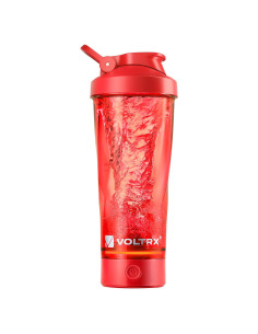 Botella Mezcladora Eléctrica VOLTRX VortexBoost 700 ml Rojo