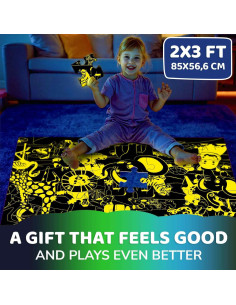 Rompecabezas de Suelo QUOKKA Safari Brilla en la Oscuridad 48 Piezas 2