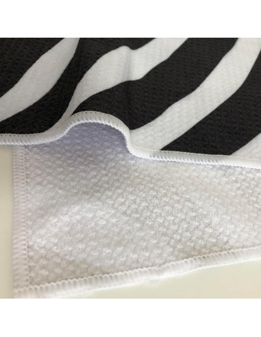 Toallas de cocina Arbioli microfibra 45.72x76.2 cm rayas negras