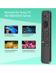 Control Remoto Reemplazo Sony RMF-TX800U para TV 4K UHD 2