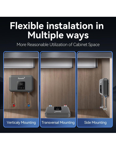 Calentador de Agua Eléctrico Ranein 4.5 kW Bajo Fregadero