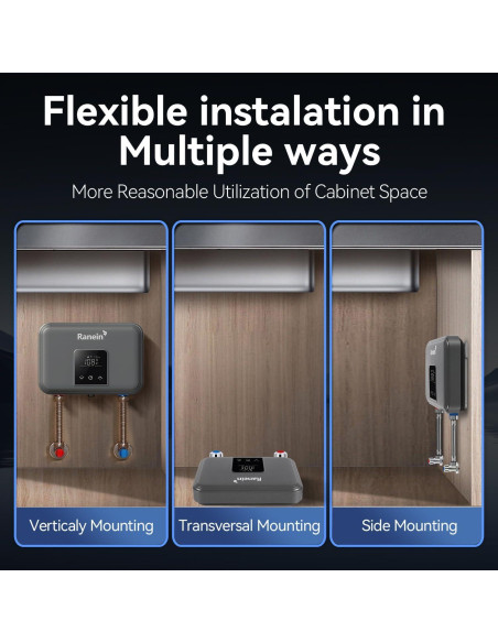 Calentador de Agua Eléctrico Ranein 4.5 kW Bajo Fregadero