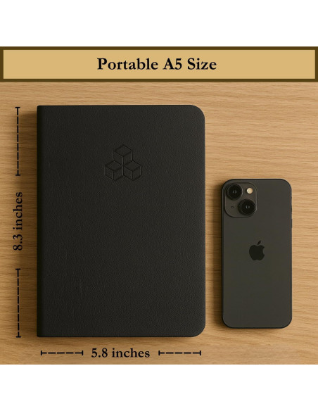 Planificador de Tiempo A5 Refine Days - 180 Páginas No Datadas