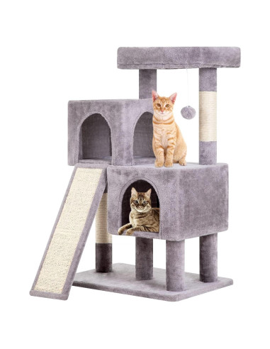Árbol para Gatos BestPet 91 cm con Rampa y Condominios