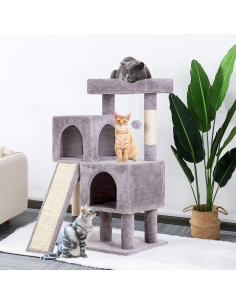 Árbol para Gatos BestPet 91 cm con Rampa y Condominios 2