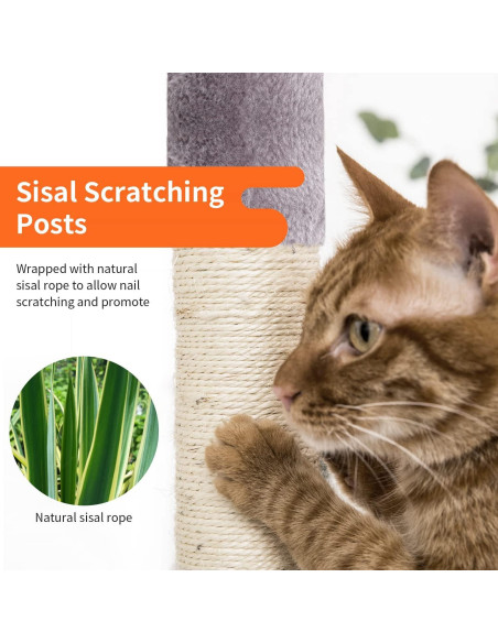 Árbol para Gatos BestPet 91 cm con Rampa y Condominios