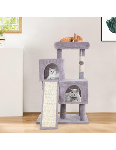 Árbol para Gatos BestPet 91 cm con Rampa y Condominios