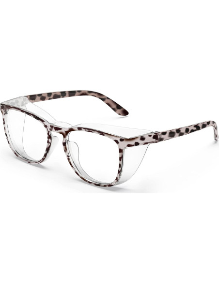 Gafas de Seguridad Anti-Niebla y Anti-Luz Azul Leopardo