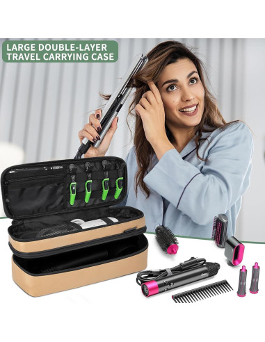 Funda de Viaje Doble Capa OUUTMEE para Secador y Plancha