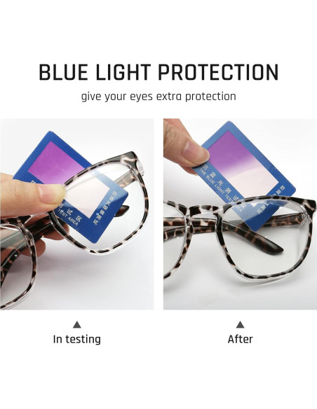 Gafas de Seguridad Anti-Niebla y Anti-Luz Azul Leopardo
