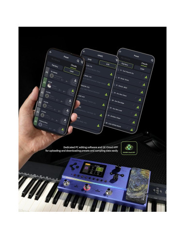 Procesador Multi-Efectos MOOER GE200 Plus Li con Batería